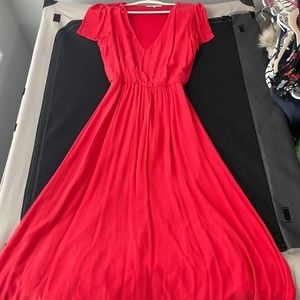 Wayf red dress size s